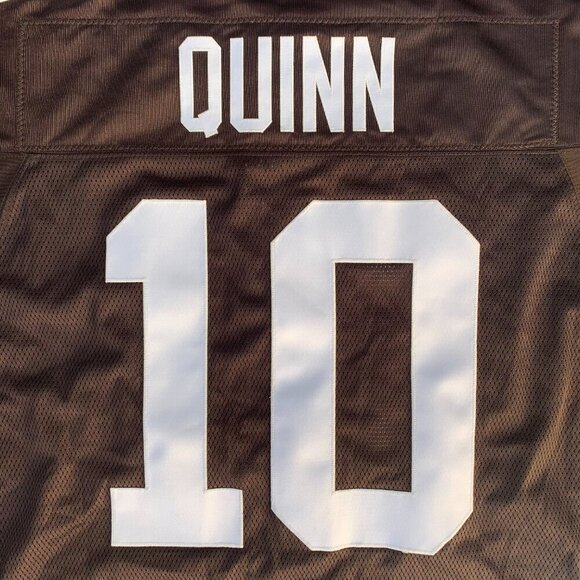 Cleveland Browns Brady Quinn #10 Retro Jersey - Picture 4 of 11